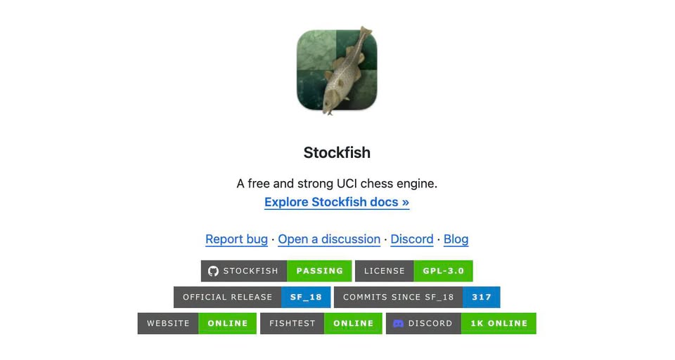 Stockfish is a free and strong UCI chess engine derived from Glaurung 2.1 that analyzes chess positions and computes the optimal moves.