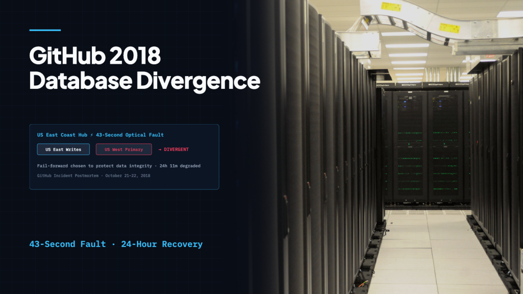 Illustrative server racks at NERSC, photographed by Derrick Coetzee; not GitHub equipment.