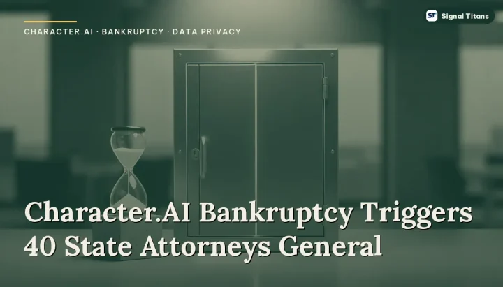 Character.AI · Bankruptcy · Data Privacy: Character.AI Bankruptcy Triggers 40 State Attorneys General