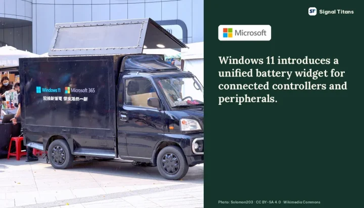 Photo: Windows 11 (Solomon203 · CC BY-SA 4.0 · Wikimedia Commons)