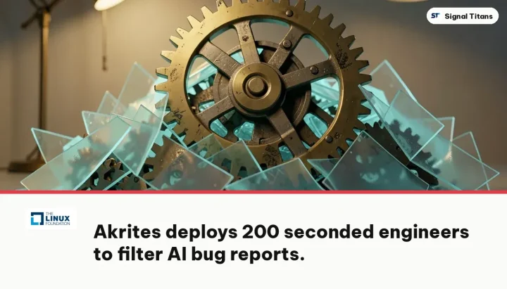 Linux Foundation · Akrites: Akrites deploys 200 seconded engineers to filter AI bug reports.