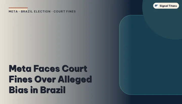 Meta · Brazil Election · Court Fines: Meta Faces Court Fines Over Alleged Bias in Brazil