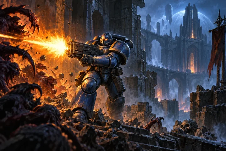 Warhammer 40,000: Boltgun Boom Brings Retro FPS Combat to Mobile on September 23