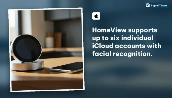 Apple · HomeView · 2024: HomeView supports up to six individual iCloud accounts with facial recognition.
