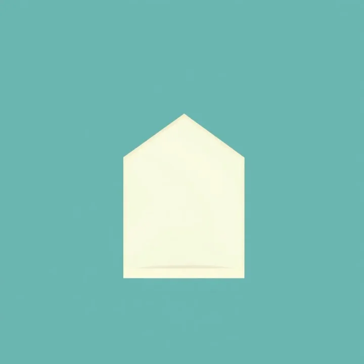 Uma ilustração gráfica minimalista mostrando um portal geométrico transicionando de texturas de papel para luz digital contra um fundo verde-azulado suave.